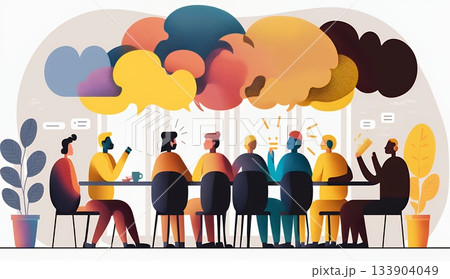 心理的安全な職場（安心して意見を言える職場環境）（POPな表現）