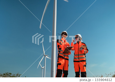 Wind turbine fields 133904812