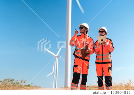 Wind turbine fields Wind turbine fields 133904813