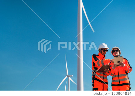 Wind turbine fields 133904814