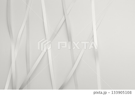 Pastel paper strips on background. Versatile Easter-themed composition perfect for backgrounds, greeting cards, social media, and seasonal marketing color of 2026 year cloud white 133905108