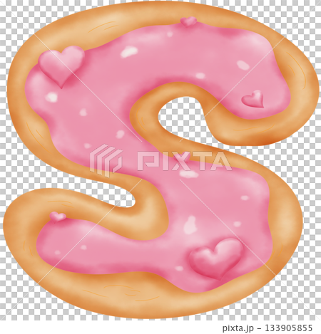Alphabet cookie pink Alphabet cookie pink 133905855