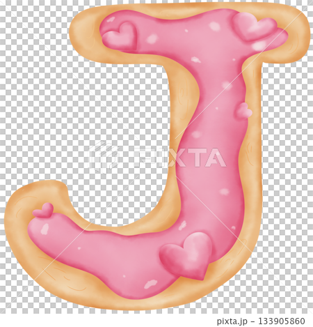 Alphabet cookie pink Alphabet cookie pink 133905860