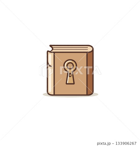 Secret knowledge concept illustrating unlocking potentials through books and education unlocking 133906267