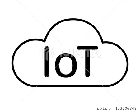 IoTのアイコン　モノトーン 133906848