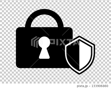 Security measures icon monotone 133906860