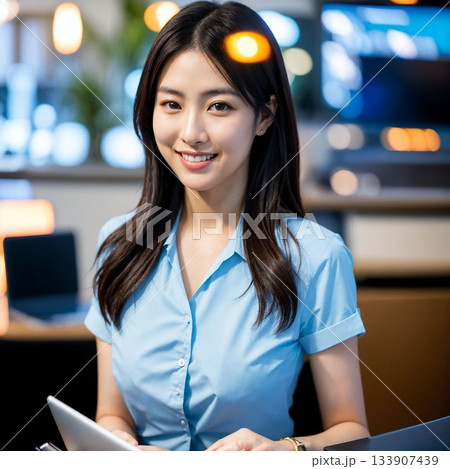 オフィスにいるキャリアウーマン 133907439
