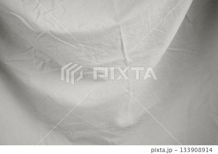 wrinkled textile background color of 2026 year cloud white 133908914