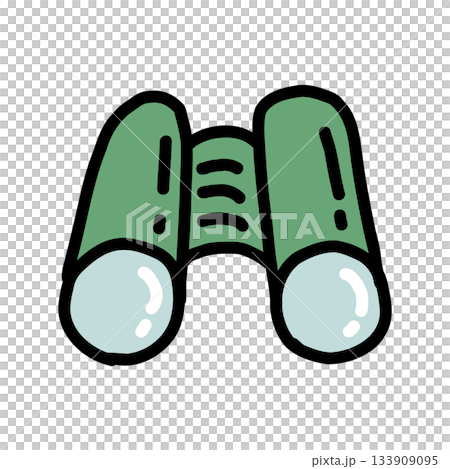 雙筒望遠鏡 | 手繪插圖圖標 133909095