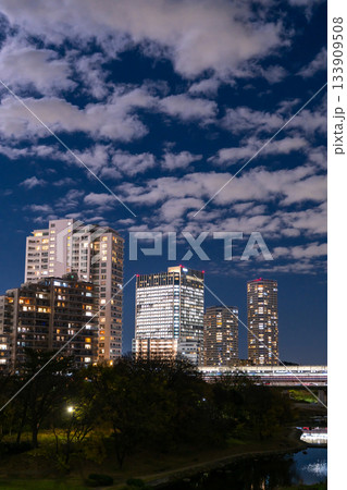 《東京都》二子玉川・都市夜景 《東京都》二子玉川・都市夜景 133909508