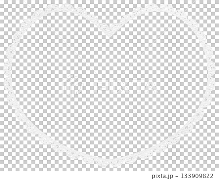 Heart Decorated with White Lace Border and Bow Illustration for Valentine's Day The Day of Love Heart Decorated with White Lace Border and Bow Illustration for Valentine's Day The Day of Love 133909822