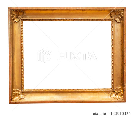 antique horizontal decorated picture frame cut out antique horizontal decorated picture frame cut out 133910324