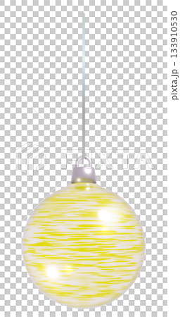 Christmas Ball Ornament on a String 133910530