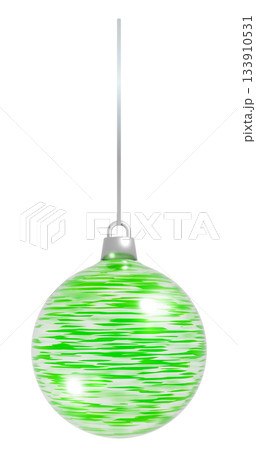Christmas Ball Ornament on a String Christmas Ball Ornament on a String 133910531