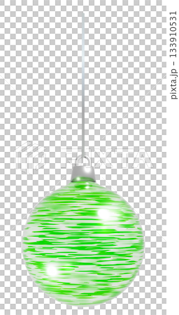 Christmas Ball Ornament on a String 133910531