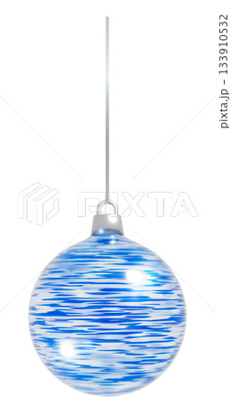 Christmas Ball Ornament on a String Christmas Ball Ornament on a String 133910532