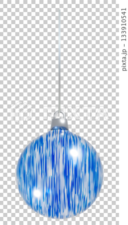 Christmas Ball Ornament on a String Christmas Ball Ornament on a String 133910541