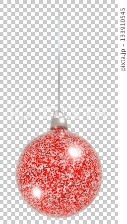 Christmas Ball Ornament on a String 133910545