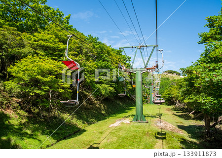 御在所岳 山上公園 観光リフト沿いの風景《三重県 菰野町》 133911873