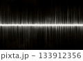 Demonstrating the colors of 2026 - Cloud Dancer. Abstract graphic sound wave on black background. Creative background. 133912356