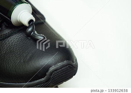 Footwear,shoes care. Protective boots cleaning cream 133912638