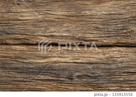 Aged Wood Texture Rustic Background, Natural Grain Detail 133913558