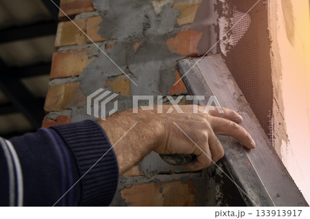 Corner bead with mesh Corner bead with mesh 133913917