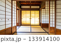 Traditional Japanese Room with Tatami Mats and Shoji Screens 133914100