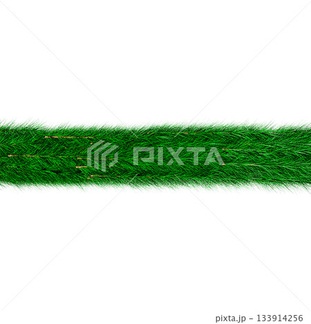 3D Realistic Christmas Garland Made of Evergreen Pine Branch with Green Needles for Decoration 3D Realistic Christmas Garland Made of Evergreen Pine Branch with Green Needles for Decoration 133914256