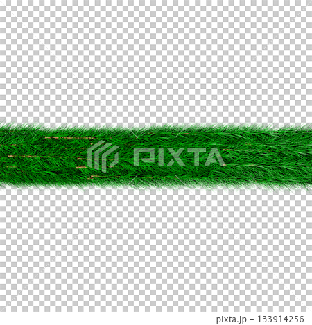 3D Realistic Christmas Garland Made of Evergreen Pine Branch with Green Needles for Decoration 3D Realistic Christmas Garland Made of Evergreen Pine Branch with Green Needles for Decoration 133914256