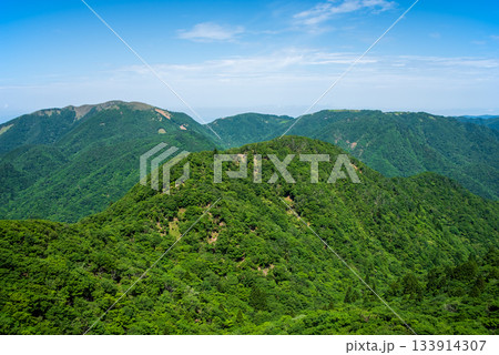 御在所岳山頂 望湖台からの風景 133914307