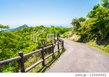 新緑の御在所岳 さわやかな山上風景《三重県 菰野町》 新緑の御在所岳 さわやかな山上風景《三重県 菰野町》 133916503