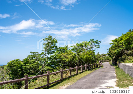 新緑の御在所岳 さわやかな山上風景《三重県 菰野町》 133916517