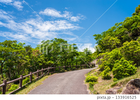 新緑の御在所岳 さわやかな山上風景《三重県 菰野町》 133916525