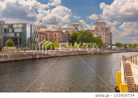 Reichstag Building in Berlin Germany 133916734