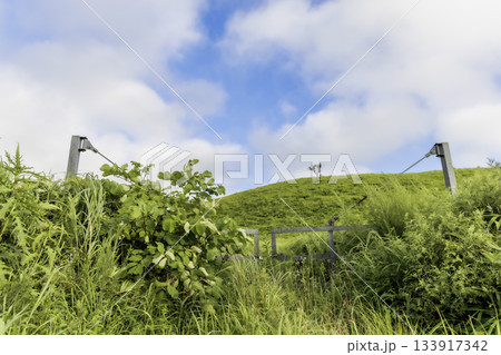 阿蘇の朝の風景 133917342