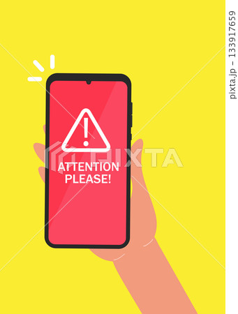 Attention please concept of important announcement stock illustration Attention please concept of important announcement stock illustration 133917659