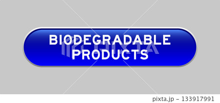 Blue color capsule shape button with word...のイラスト素材 [133917991] - PIXTA