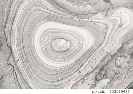 Abstract background of gray white tiles with a stone pattern. Demonstrating the colors of 2026 - Cloud Dancer. Color concept. Abstract background of gray white tiles with a stone pattern. Demonstrating the colors of 2026 - Cloud Dancer. Color concept. 133919487