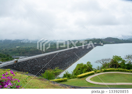 Rajjaprabha Dam or Cheow Lan Dam in Surat Thani Province, Thailand Rajjaprabha Dam or Cheow Lan Dam in Surat Thani Province, Thailand 133920855