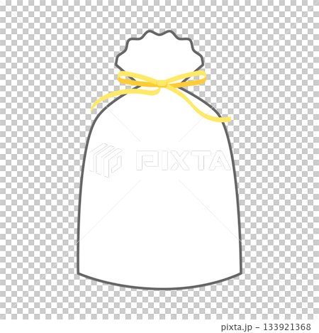 禮品包裝袋絲帶禮物黃色白色背景向量圖png透明 禮品包裝袋絲帶禮物黃色白色背景向量圖png透明 133921368