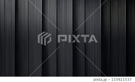 質感のある黒のストライブ背景 133921537