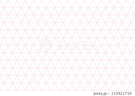 三角格子柄線パターンピンク 133921718