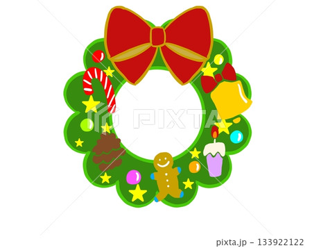 にぎかなクリスマスリース にぎかなクリスマスリース 133922122