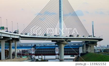 首都高　かつしかハープ橋 133922152
