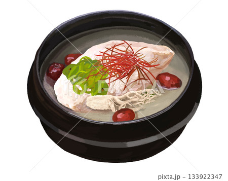 参鶏湯(サムゲタン)レンゲなし) 参鶏湯(サムゲタン)レンゲなし) 133922347
