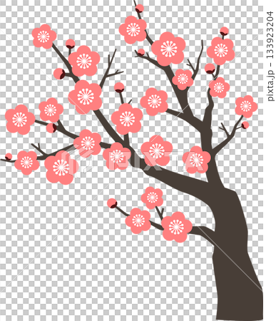 Plum blossoms and trees Plum blossoms and trees 133923204