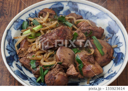 鶏のレバニラ炒め 133923614