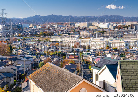 《東京都》一面に広がる住宅街・東京近郊エリア 133924506