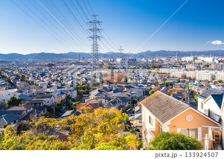 《東京都》一面に広がる住宅街・東京近郊エリア 《東京都》一面に広がる住宅街・東京近郊エリア 133924507